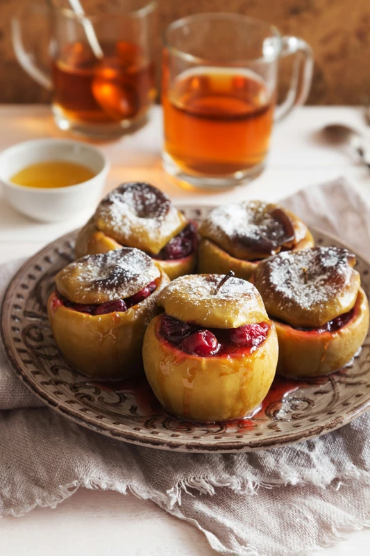 mele forno caramellate